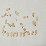 特に難航した透かし部分。細かな破片が多く、最後まで慎重な作業が求められた／i l 1 0 5さん（@asdfg32296822）提供