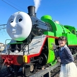 デビューしたパーシー号と筆者