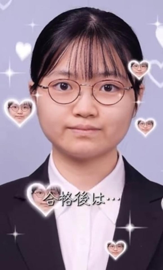 〈Before〉1日15時間勉強していた受験期／一条美輝さん（@miki_ichizyo）提供