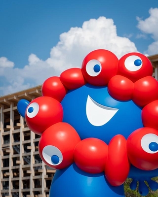 ミャクミャク（Expo2025 大阪・関西万博公式Xから）