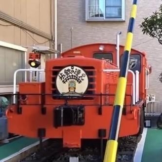 鉄道好きが高じて自宅に機関車がある