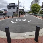 元の道へスムーズに戻れるクルドサック（堺市北区北花田町3丁）