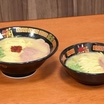 お子様ラーメンとの比較（株式会社　一蘭　提供）