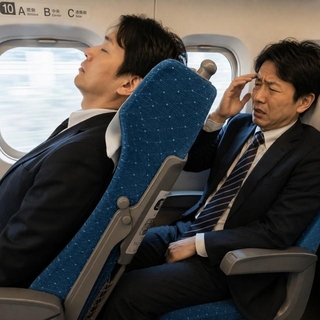 リクライニングの倒しすぎで物が壊れた場合の責任は？　※この画像はAdobe Fireflyで作成したイメージです