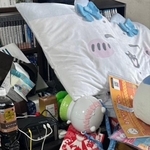 屋内の被害状況（鮪さん提供）