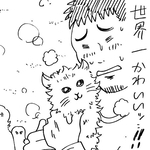 生後２カ月の猫を迎えた家族　「猫に好かれたことがないんだよな」犬派の夫は不安…慣れない抱っこをしてみた瞬間に起きた奇跡【漫画】