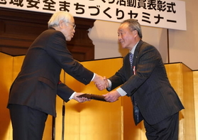 澤田和雄・兵庫県神戸新聞専売会会長＝神戸市中央区下山手通４、兵庫県公館（撮影・峰大二郎）