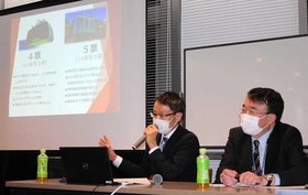 新しくなった六甲有馬ロープウエーが紹介されたミントサロン＝神戸市中央区雲井通７、ミント神戸