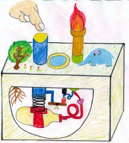 イラスト　神戸市立高羽小学校２年　西岡優花　　　　　　　　