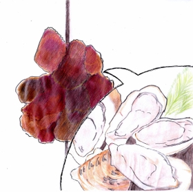イラスト　御影高校２年　池田陸人