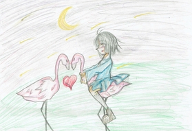 イラスト　豊岡高校１年　石原るか　　　　　