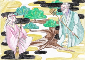 イラスト　高砂高校３年　東海林若菜