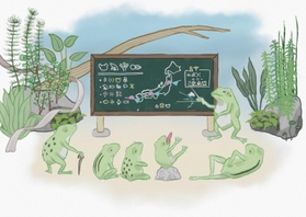 イラスト　県立西宮高校７２回生　秋田真祥