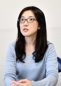 東北大災害科学国際研究所助教・定池祐季さん＝北海道厚真町（提供写真）