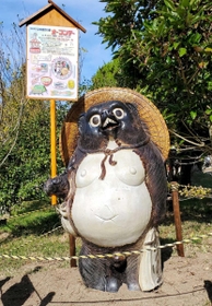 四半世紀ぶりに日の当たる場所に登場した２代目明石ポン太＝明石市立少年自然の家