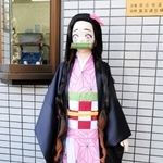 子どもたちにも人気の“禰豆子”の人形＝神戸市灘区篠原中町２