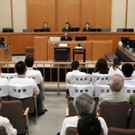判決公判が開かれた神戸地裁１０１号法廷＝６日午後、神戸市中央区