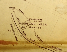 進駐軍の地図・舞子周辺
