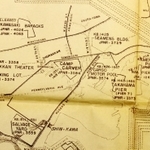西宮市から神戸市垂水区まで、１９４９年当時の進駐軍の接収状況が分かる地図
