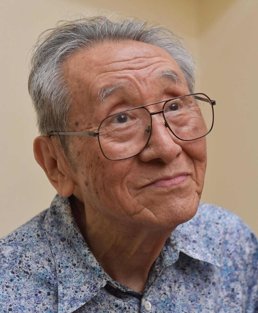 妹尾河童さん＝東京都新宿区（撮影・西岡正）