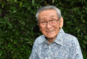 妹尾河童さん＝東京都新宿区（撮影・西岡正）
