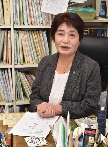 １００歳までの人生プランを作った山下智子さん。「不安もあるけど、最期まで前向きに生きたい」＝加古川市平岡町新在家 
