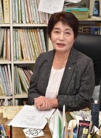 １００歳までの人生プランを作った山下智子さん。「不安もあるけど、最期まで前向きに生きたい」＝加古川市平岡町新在家 
