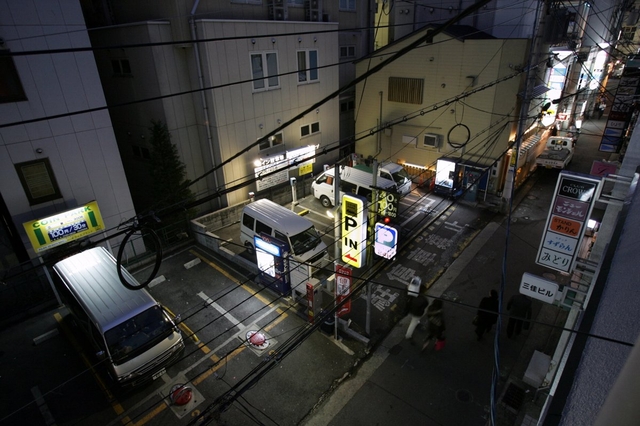 夢の跡。更地の多くが駐車場になった＝神戸市中央区中山手通１