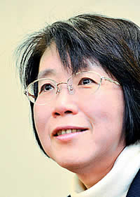「震災が忘れられていくのはつらい。風化させないようにしたい」と語る藤本圭子さん＝４日午後、神戸市役所（撮影・大山伸一郎）