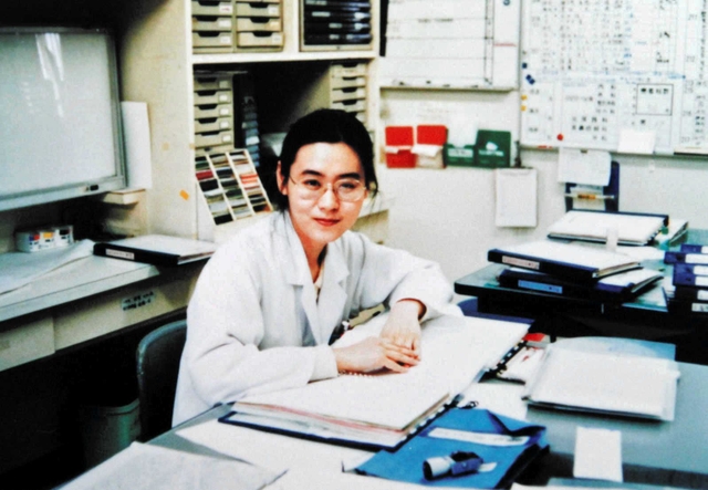 市立加西病院に勤務していた中條聖子さん（１９９３年ごろ）