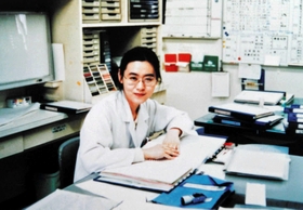 市立加西病院に勤務していた中條聖子さん（１９９３年ごろ）