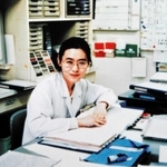 市立加西病院に勤務していた中條聖子さん（１９９３年ごろ）