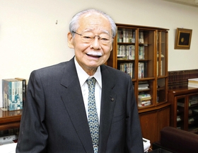 一代でノーリツを築いた太田敏郎さん。「政府に頼らず、企業は自力で生き抜く。震災でそれを痛感した」＝神戸市中央区江戸町、ノーリツ本社