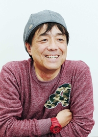 チキンジョージで１週間続けて開く公演「長江健次カフェ」について語る長江健次さん＝神戸新聞社（撮影・冨居雅人）