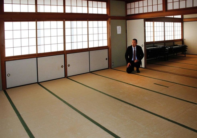 明石市立総合福祉センター内の和室。災害時には福祉避難所として使われる＝明石市貴崎１