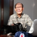 阪神・淡路大震災を振り返る吉田利栄さん＝朝来市和田山町玉置