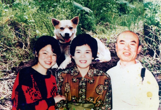 亡くなった（右から）斉藤実さんと洋子さん、弓子さん（合成写真。木島悦子さん提供）