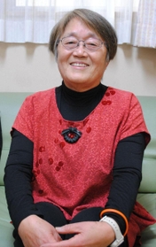 梅谷公子さん＝加古川市