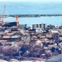 建物の約９割が全半壊の被害を受けた富島地区＝１９日、淡路市富島