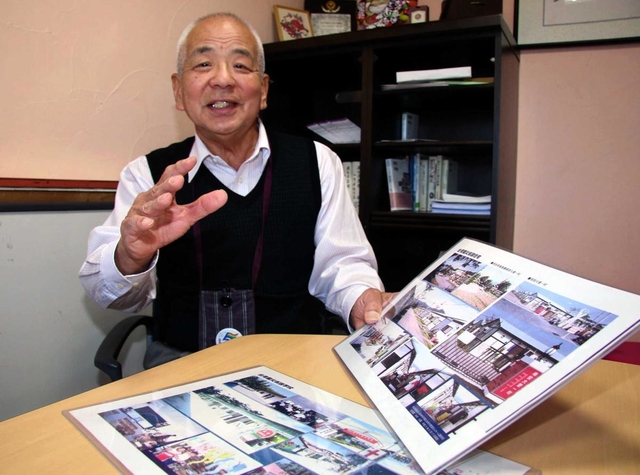 「仮設住宅を巡る状況は劇的に良くなっているとは言えない。支援を続けたい」と話す中村大蔵さん＝尼崎市