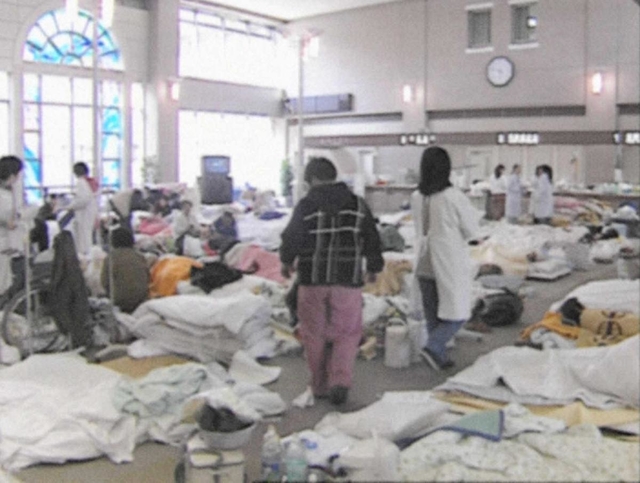 ＮＨＫスペシャル「巨大地震と『未治療死』（仮）」より（ＮＨＫ提供）