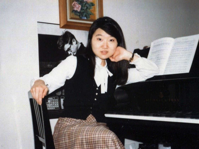 ピアノ講師として活躍した猪木聡子さん（猪木さん提供）