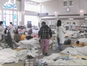 ＮＨＫスペシャル「巨大地震と『未治療死』（仮）」より（ＮＨＫ提供）