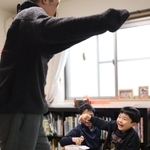 この笑顔。ええ、完全に楽しんでますよね？父ちゃん鬼の襲来を…