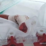 NICUでの息子