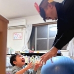 リビングに鬼（夫）が登場