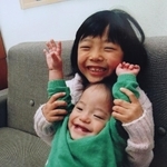 当時の娘と息子。検査入院中によくながめていました。