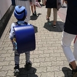 9年前の春、「ランドセルが歩いてる」状態の小1（当時）長男