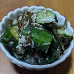 副菜（たたききゅうりのごまナムル）