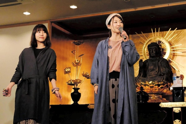 須磨寺を会場にファッションショーを行った「テラシカル」（スマプラ提供）
